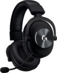 Logitech G PRO X Gaming Headset with Blue VOICE, X 7.1 and 50 mm PRO-G Drivers, For PC, PS4, Switch, Xbox One, VR - Black | 981-000818 - 981-000819