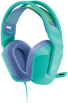 Logitech G335 Wired Gaming Headset, 40mm Drivers, Integrated Boom Mic, Soft, Breathable Memory Ear Cups, Adjustable Suspension Headband, Compatible with PC, PS, Xbox, Switch, Mint | 981-001024