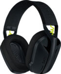 Logitech G435 Lightspeed Bluetooth Wireless Gaming Headset, 40mm Audio Drivers, 45 Ohms Impedance, 83.1 dB SPL/mW Sensitivity, 20 Hz-20 KHz Frequency Response, Black | 981-001050